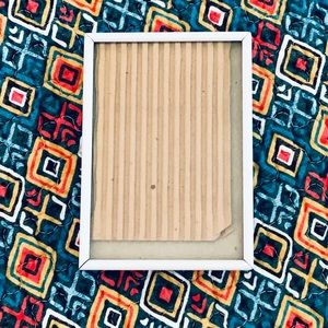 Small 3x5” White Metal Picture Frame